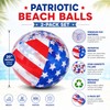2-Pack Patriotic Beach Balls for Pool Parties – 20-Inch Confetti