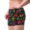 Yomko Rainbow Mushroom Skull Men'S Boxer Briefs Underwear For Men