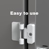 Refrigerator Adhesive Locks Double Button Fridge Door Lock with Key,