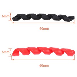 SeonFook 10pcs Brake Cable Protector 60mm Length Frame Protector Spiral Protective Sleeve Tube Guard Bicycle Screw Pipe Protection