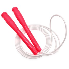 Jump Rope, Double Unders, Skip Skills, Difficult to Adults, Elementary School Students and Adults, Training, Adjustable Length (Red)