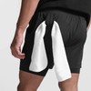 Aspersio Men's Tight Fit Shorts with Pockets, Short, Fitness Pants,