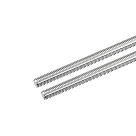 TOP-VIGOR 2Pcs M10 x 300mm Fully Threaded Rod, 304 Stainless Steel Right Hand Threads Rods, Fully Studding Rod Bar for Anchor Bolts, Clamps, Hangers and U-Bolts