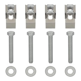 03442 Exhaust Manifold Mount Flange Bolts U Nuts Hardware Kit for Dodge Dakota 2004-2010 for Ram 1500 2011-2024 for Jeep Wrangler 2007-2012 Replace for 6036734AA 6036684AA(Set of 4)