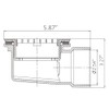 Low Profile Shower Drain Kit for 2” Side Outlet Shower