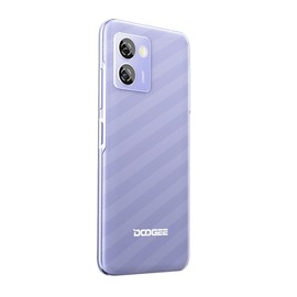 Doogee N50 PRO Cellphone,Android 13 Smartphone,20GB+256GB,6.52" HD Screen ,50MP AI Camera,4200mAh Battery,Face Unlock/OTG-Black/Fingerprint,Dual Card Sim smartphone - Color: Purple