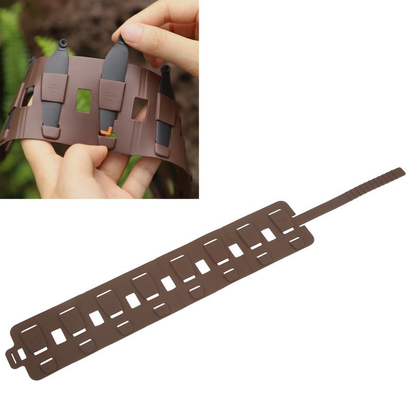 Sunnylife RC Drone Propeller Carrying Bag Brown Silicone Folding Propellers
