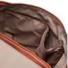 Tora Mini Shoulder Canvas Embroidery/Cow Leather, pale orange