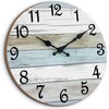 CHYLIN Wall Clock 12 Inch Bathroom Clock, Rustic Wall Clocks