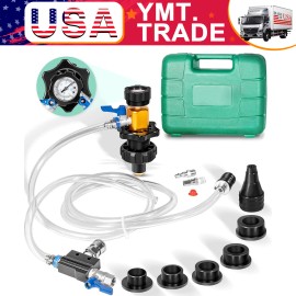 24444 Universal Coolant System Refiller Kit Vacuum Leak Tester with 5 Adapters