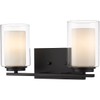 Z-Lite 2 Light Vanity 426-2V-MB, Black