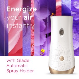 Glade Automatic Spray Refill, Air Freshener for Home and Bathroom, Rose & Bloom, 6.2 Oz
