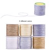 Pandahall Elite 6 Rolls 100 Yard/Roll 0.8 mm Nylon Beading