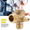 Brass Air Compressor Check Valve Male Thread 90 Degree Normal
