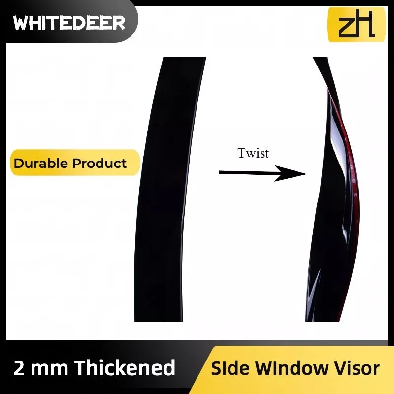 ZH Fits Hyundai Tucson 2005-2009 Thickened Window Visor Sun Rain