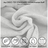 PEAQUE Fitness Towel with Zip Pocket, Microfibre with Terry Cloth