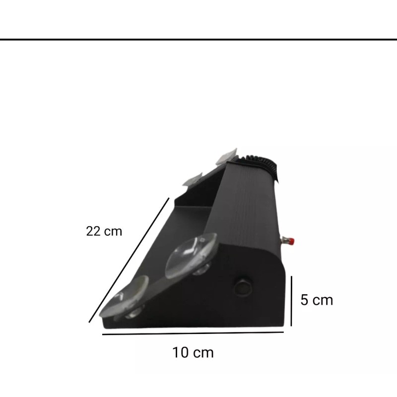 Comecializadora Sesuconsa Luces Led Emergencia Estroboscopica Vehículos Mototaxi 12v