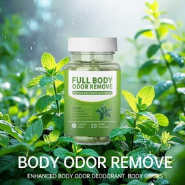 E-Bes Body Deodorant Capsules, Chlorophyll Capsules Body Magic, Deodorizing Supplement, Freshens Underarms, Private Parts, Breath, Make You Whole Feels Fresh and Confident-30 PCS 1 PCS Per Day