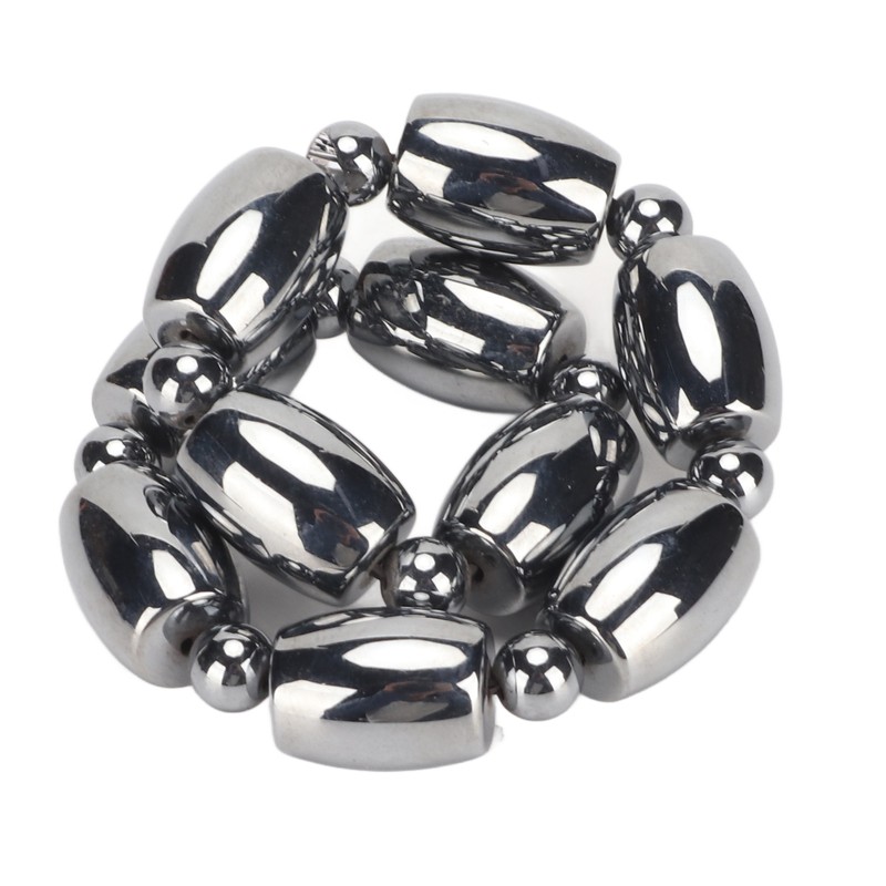 Terahertz Bracelet Relieve Fatigue Promote Circulation Bucket Round Shapes Beads