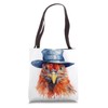 Chicken With A Detective Hat. Detective Chicken With Hat Tote