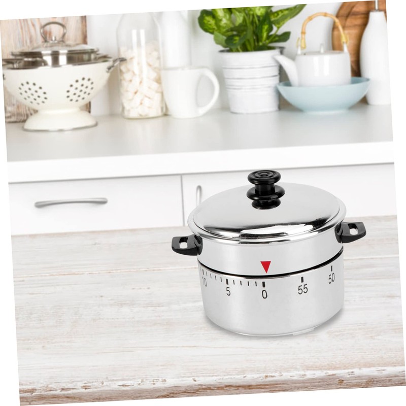 Alipis 2 Pcs Kitchen Timer Pot Shaped Countdown Timer Reminder