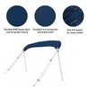 Savvycraft Bimini Top Storage Boot 91"-96" Width Navy Color, Waterproof