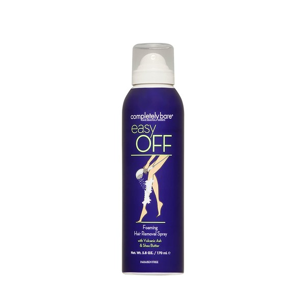 completely bare easy OFF Foaming Hair Removal Spray - Moisturizing Shea Butter & Aloe Vera
