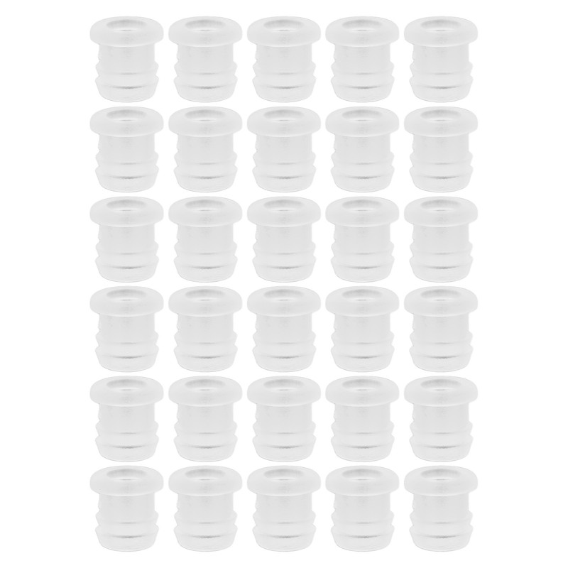 30pcs Earmold Locks Small Plastic Soft Transparent Earmold Tubing Locks