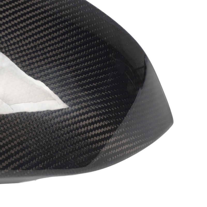 1 Pair Side Mirror Cap Cover Standard Carbon Fiber Glossy
