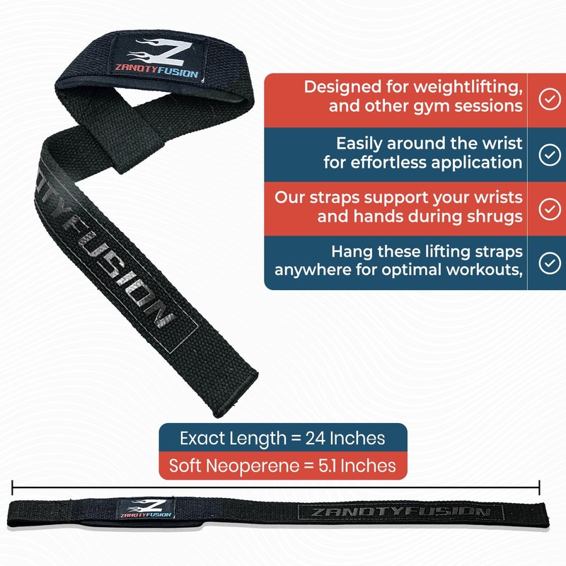 Weight Lifting Straps | Wrist Support Powerlifting Strap | Heavy