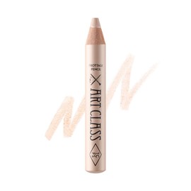 Too cool for school Art Class Frottage Pencil/Artclass Frottage Pencil, 0.04 oz (1.1 g), Eyeshadow, Cheek, Highlighter (#1 SHINING LINEN)