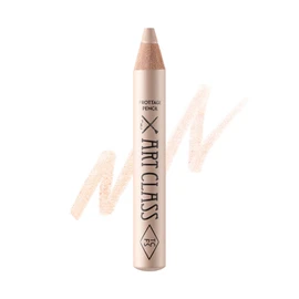 Too cool for school Art Class Frottage Pencil/Artclass Frottage Pencil, 0.04 oz (1.1 g), Eyeshadow, Cheek, Highlighter (#1 SHINING LINEN)