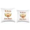 Be Strong and Take Heart (Christian, Cross, Wing, Heart) Throw