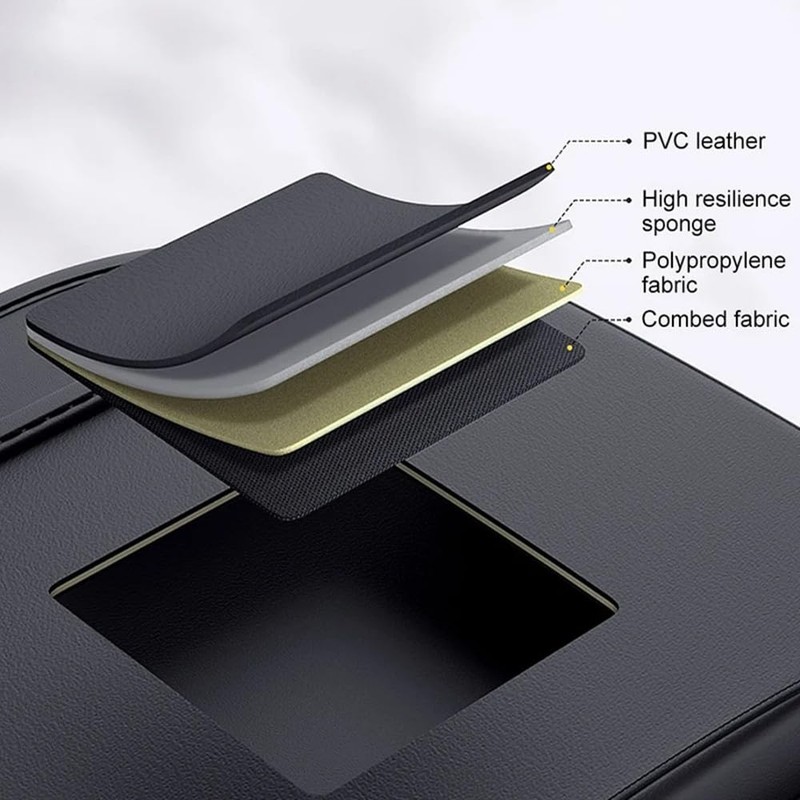 Leather Car Backseat Organizer, Rear Seat Storage Pocket, Car Seat