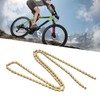 Gold 10 Speed Bike Chain Half Hollow Lightweight Bicycle Chain