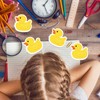 FYSUIMU 16Pcs Rubber Duck Sticky Notes Cute Yellow Duck Shape