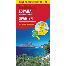 MARCO POLO Länderkarte Spanien, Portugal 1:800.000: Andorra