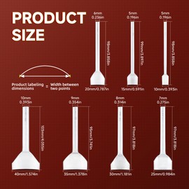 Leather Craft Tools - Juego de perforadoras de cuarto círculo (10-40 mm), 7 piezas