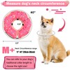 Inflatable Cone Collar for Large Medium Small Dogs, Soft Adjustable