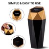 Car Trash Can with Lid, Small Automatic Portable Cup Holder