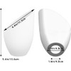 Vaguelly 5 Pieces White Frosted Lampshade Fixtures Replacement Shades for