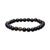 ROCKING GIFTS 6mm Gold Obsidian Bracelet: Protection and Elegance on