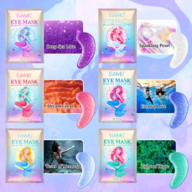 Eye Mask with Natural Marine Collagen & Hyaluronic Acid, Eye Pads for Swollen Eyes, Eye Patches, Reduce Wrinkles, Anti-Ageing Eye Pads Against Dark Circles Removal (18 Pairs)
