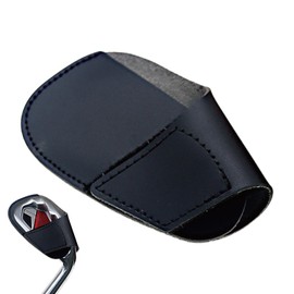 Leather Club Head Covers, Head Club Protective Set, Golf Head Accessory Wedge Head Cover for Fairway, Driver, Hybrids