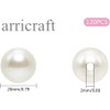 arricraft About 120 Pcs 20mm Large Pearl Beads, Acrylic Round