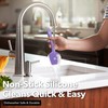 DI ORO Silicone Spatula Set - Rubber Kitchen Spatulas for