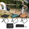 Portable Folding Camping Stool Zip Packed Stool Lightweight Collapsible Stool