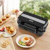 CHEFJOY 3 in 1 Sandwich Maker, 1082W Waffle Maker with