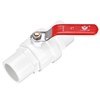 sourcing map Ball Valve, 32mm ID PVC Socket End Shut