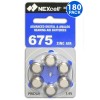 NEXcell Size 675 1.45V Zinc Air Hearing Aid Batteries (180